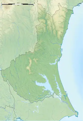 (Voir situation sur carte : préfecture d'Ibaraki)