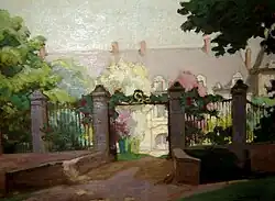 Louis Jean-Baptiste Vasseur - Les grilles du château de Thoix