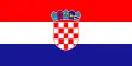 Drapeau de la Croatie