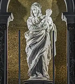 La Vierge du Rosaire par Giovanni Maria Morlaiter.