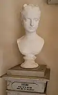 François Rude, Tête d'Hébé, fin XVIIIe siècle, plâtre, musée de Semur-en-Auxois.