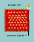 Gendarmes de La Reine, revers