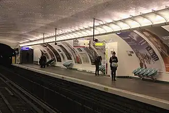 Vue d'un quai en 2011 après la rénovation intégrale.