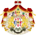 Grandes armes d'État de la principauté de Waldeck avec l'étoile au centre