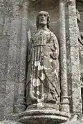 Statue de la façade occidentale.