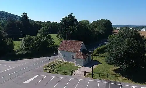 Vue aérienne en 2018.
