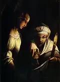 Judith et sa servante avec la tête d'Holopherne, par Le Corrège vers 1509-1510.