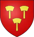 de gueules à trois maillets d'or