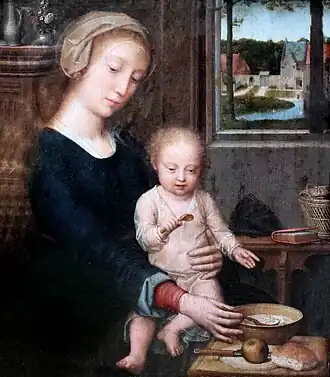 La Vierge à la soupe au lait – Musée Oldmasters, Bruxelles.