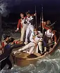 Richard Westall, L'amiral britannique Horatio Nelson blessé lors de l'attaque de Ténériffe