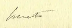 signature d'Emanuele Luzzati