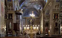 Intérieur de l'église Sainte-Marguerite.