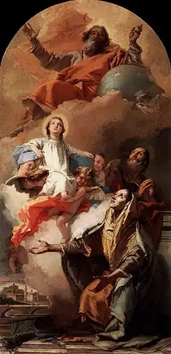 La Vision de sainte Anne, 1759 Gemäldegalerie, Dresde