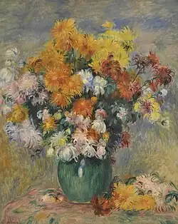 Auguste Renoir, Bouquet de chrysanthèmes, vers 1884.