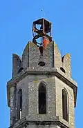 Sommet surmonté d'une cage de Faraday