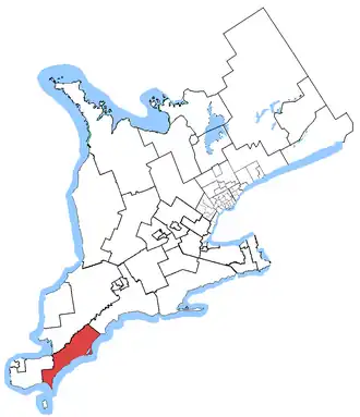 Carte de la circonscription