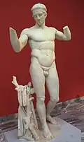 Le Diadumeno (430 av. J.-C.), De Policleto, Musée national archéologique d'Athènes.