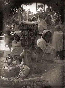 Statue de Mâtrikâ trouvée près d' Agam Kuan&nbsp;(en), Patna
