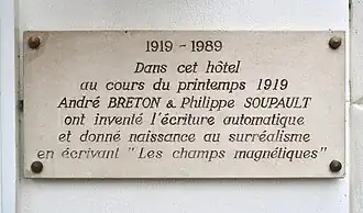 Plaque au no&nbsp;17.