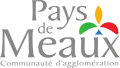Logo de l'agglomération Pays de Meaux utilisé pour désigner l'ancien réseau de bus, mais toujours inscrit sur les véhicules de nos jours.