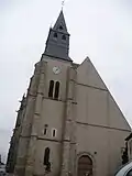 L'entrée de l'église