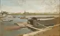 Bords de la Seine à Poissy Jean-Louis-Ernest Meissonier, 1889