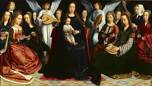Gérard David, La Vierge entre les vierges (1509).