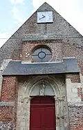 Façade de l'église.