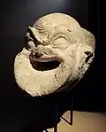 Gargouille hellénistique en forme de masque, fontaine de l'Oxus, IIe&nbsp;siècle&nbsp;av. J.-C.