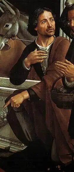 Chapelle Sassetti, Adoration des bergers.