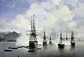 Débarquement de la flotte de Raïevski à Soubachi en 1838 (1839), Ivan Aïvazovski