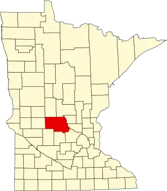 Localisation de Comté de Stearns(Stearns County)