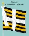 régiment de Luxembourg de 1684 à 1749