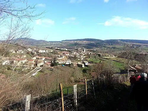 Sologny vue du sud.