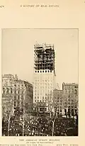Construction de la tour.