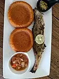 plat de piron au bar braisé