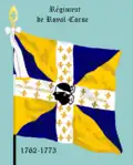 drapeau d’ordonnance de 1765 à 1773