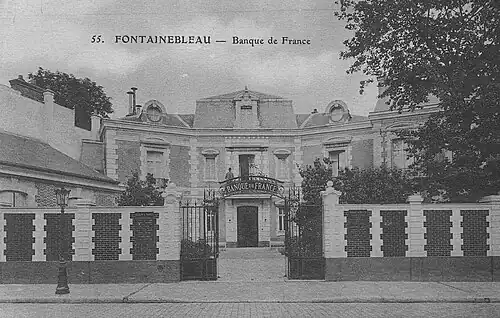 Façade de l'édifice depuis la rue Grande dans la première moitié du XXe&nbsp;siècle.