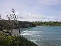 Plage de Anse à Jacques vue de la pointe du Petit-Havre.