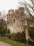 Les vestiges du donjon.