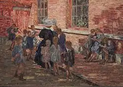 Jenny Montigny, Jardin d'enfants à Deurle