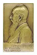 Médaille représentant Léon Losseau par Godefroid Devreese (1937)