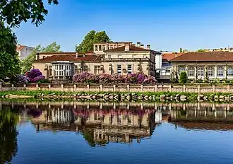 La maison romaine vue depuis la Moselle
