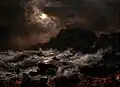 Andreas Achenbach, Norwegian Coast by Moonlight, 1848
