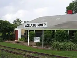 Gare d'Adelaide River.