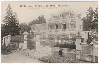 Photographie de la maison Dubonnet, fin XIXe siècle, construite à l'emplacement de l'ancien château.