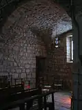 L'aile nord de l'église vue de l'intérieur