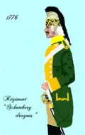 régiment de Schomberg dragons de 1776 à 1779