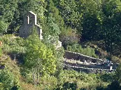 L'église vue depuis Llar