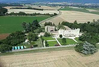 Vue aérienne.
